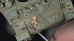 Красим кости и черепа.