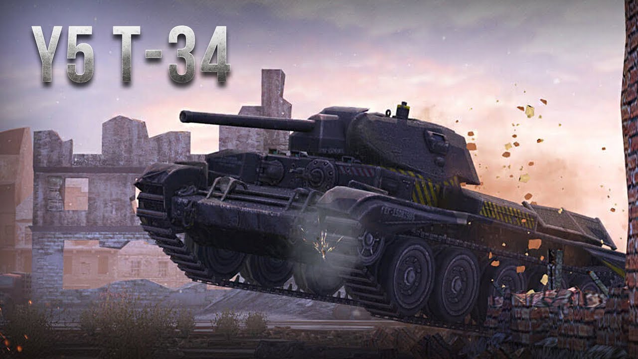 Бой на танке Y5 T-34 | World of Tanks Blitz |