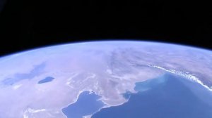 Казахстан из космоса с борта МКС Каспийское море и Аральское море лето 2017 год август