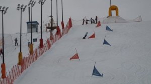 Соревнования по сноуборду в Москве - Новопеределкино