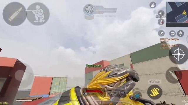 золотой и серебряный камуфляж на коротышку в каллофдютимобаил (Call Of Duty Mobile)