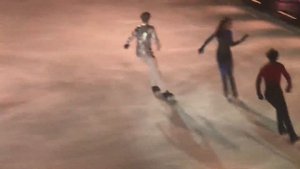 Марк Кондратюк, Камила и Женя Семененко, совместный прыжок