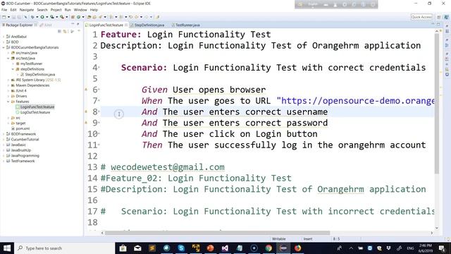 BDD Cucumber Framework in Bangla Part-05| Selenium in Bangla| Selenium Made Easy