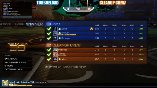 Rocket League ESL 3 vs 3 Poland Cup! Turboeloxd vs CleanUp Crew смотреть онлайн