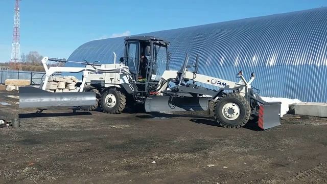 Отвал для уборки снега за ограждениями смотреть онлайн