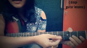 {Learn in 5min}Guitar tabs |Jab koi baat bigad Jaye|full guitar tabs|cover by deepshikha|