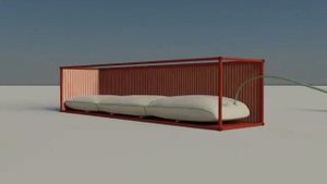 Флекситанк для 40 футового контейнера