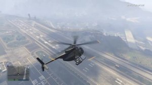 Прикол с вертолетом на военной базе в GTA-5