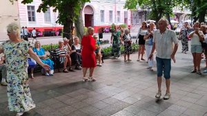 Еврейские танцы ??? на Приморском Бульваре Одесса Июнь 2021