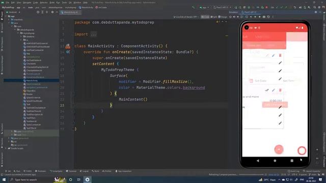 Complete Todo app in Jetpack Compose Android смотреть онлайн