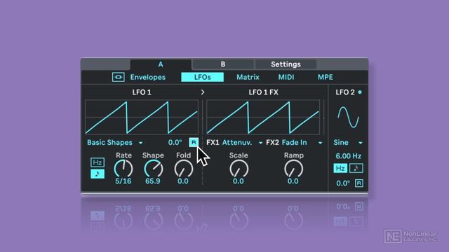 10. LFO 1 Controls
