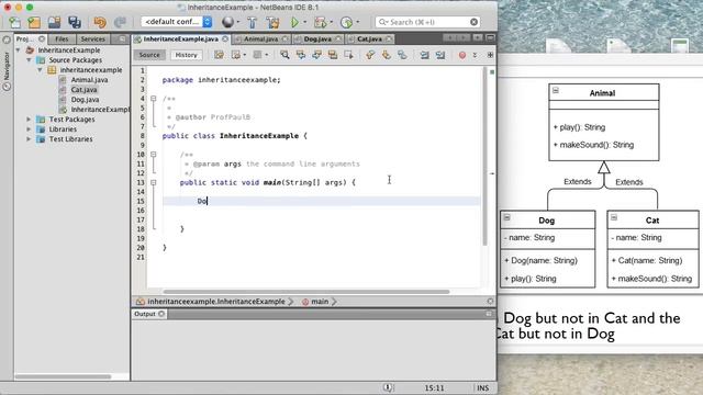 Using Inheritance in Java смотреть онлайн