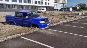 Первый выезд на офф-роуде и не удача утопил УАЗ Патриот пикап