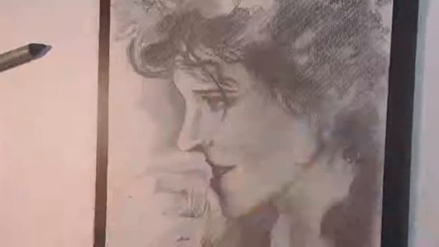 Как нарисовать портрет Фанни Ордан. How to draw a portrait of Fanny Ardan смотреть онлайн