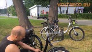 Трехколесный складной электрический велосипед DOONKAN Trike 24 Обзор Voltreco.ru