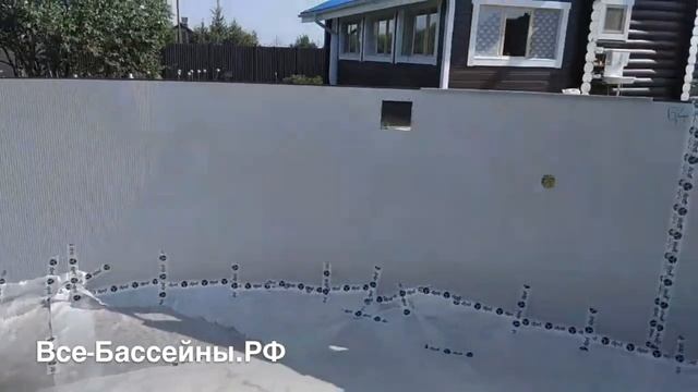 Как установить стальной морозоустойчивый бассейн 6,4 м? | Все-Бассейны.РФ