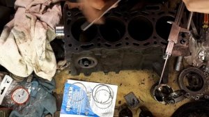 Дефектовка поршневых колец на двигателе 2Е Toyota Corolla / SAMAPAL