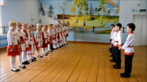 "Çерем пăсса вир акрăм", Чăваш халăх вăййи. Пÿченке вăтам шкул ачисем кăтартаççĕ