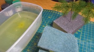 Дерево для диорамы (ель). Диорама "Mother-Winter" часть 10. Делаем макет дерева для диорамы.