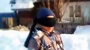 Играем в жмурки. Очень весело было!