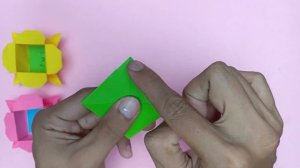 цветочная коробка оригами - как сделать коробку для цветов из бумаги в технике оригами