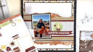 Scrapbook Layout Process Video//Gnomes For Autumn Collection from CTMH