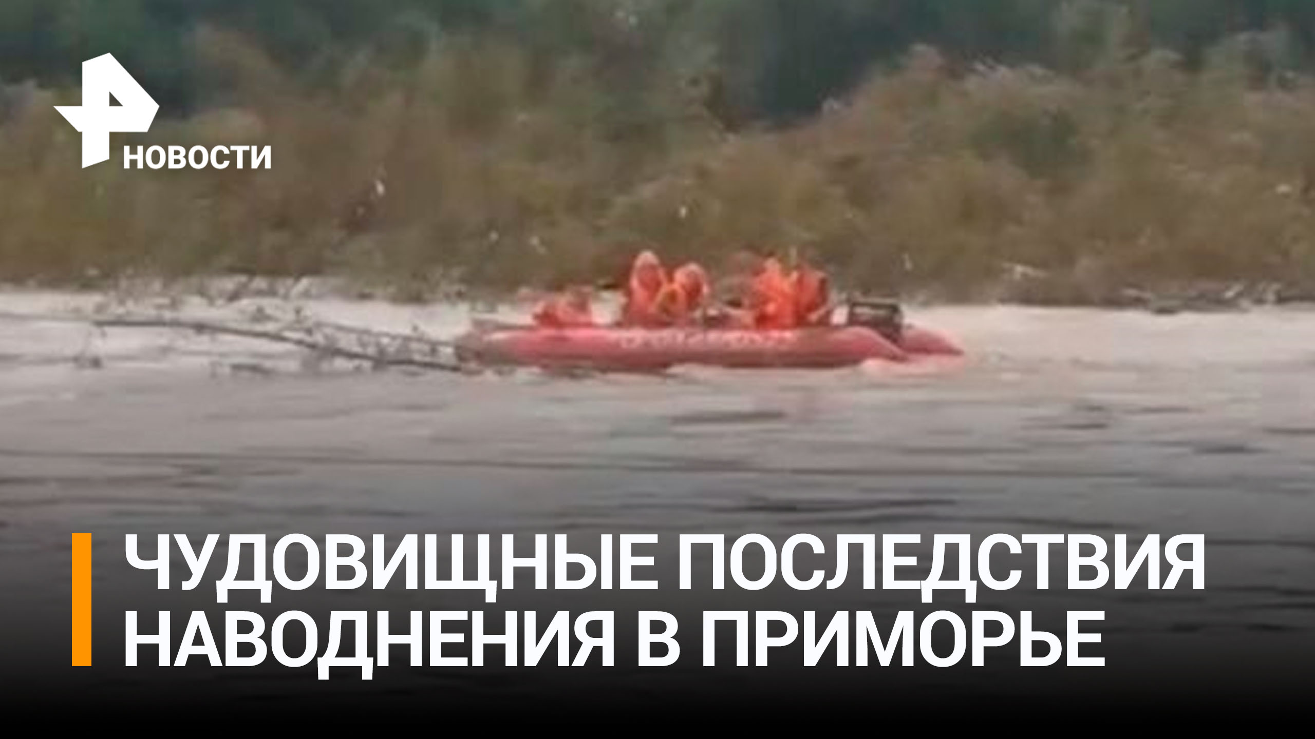 Чудовищные последствия наводнения в Пуциловке Приморского края / РЕН Новости