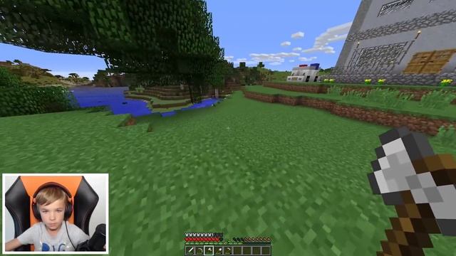 BUILDING ICE CREAM TRUCK SHOP in MINECRAFT SURVIVAL MODE смотреть онлайн