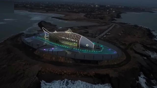 Парк Золотая рыбка на косе.город Дербент.