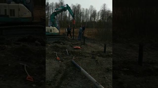 Свайный фундамент каркасного дома смотреть онлайн