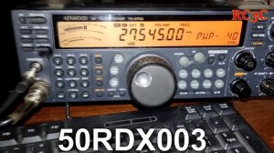 50RDX003 A pileup and QSOs on 27 MHz 27.11.2022