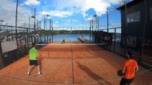 Padel: Friendly Game Gustaf Ottosson/Mikael Reinholdsson vs Marcelo Banegas/Stefan Tengmang (200729