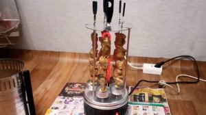 Сочный и очень вкусный шашлык на электрошашлычнице!