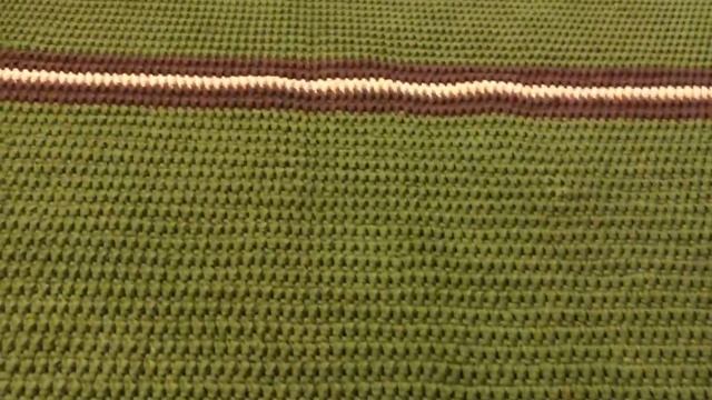 Ковёр крючком своими руками из трикотажной пряжи