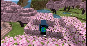 Прогулка по биому «вишнёвая роща» в Minecraft