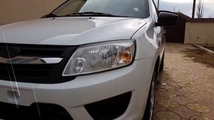 #Лада Гранта лифтбек  на 15 дисках  2016 амт