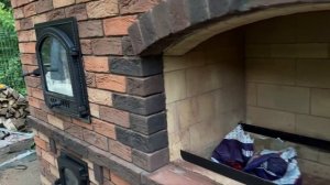 Красивый печной комплекс с мини Русской печью