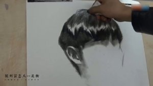 How to draw hair - demonstration