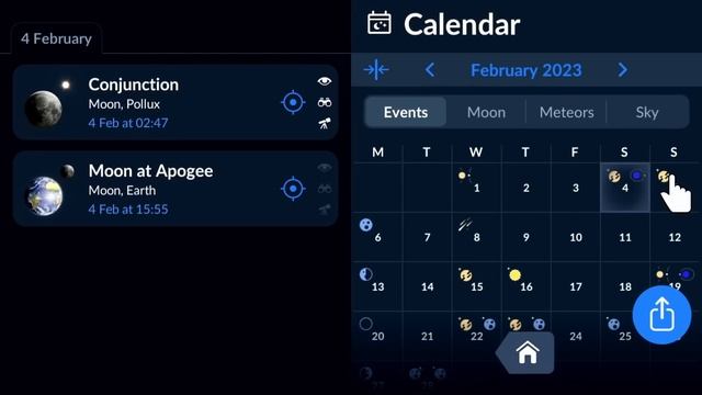 Identify planets and stars near the Moon using Sky Tonight смотреть онлайн
