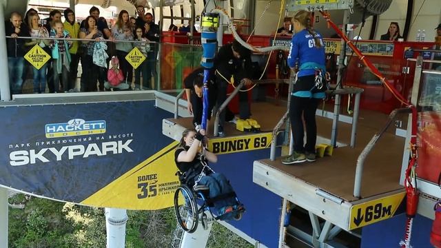 Спортсмены-паралимпийцы покорили высоту в Скайпарке Сочи