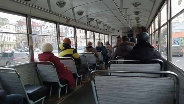 Нижегородский трамвай. Поездка на трамвае РВЗ-6М2  2199