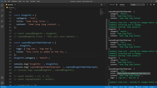 #3 Advance JavaScript for Advance Developer - Rest vs Spread Operator