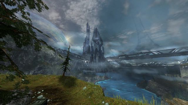 Halo MCC: Reach - Ambience - Ridgeline - "Overlook" - Windy, Silent, Calm смотреть онлайн