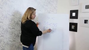 Занятие для  6 лет. Знаки "Больше" и "Меньше".