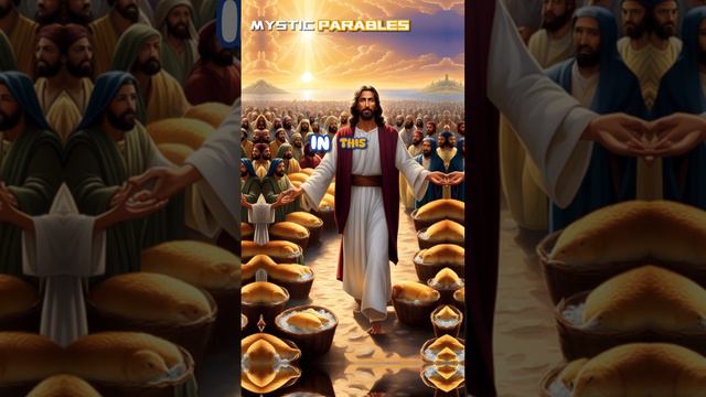 The Feeding of the 5,000💯#bible #christian #jesus смотреть онлайн