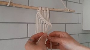 Репсовый узел и узор зигзаг. Базовый узел макраме
