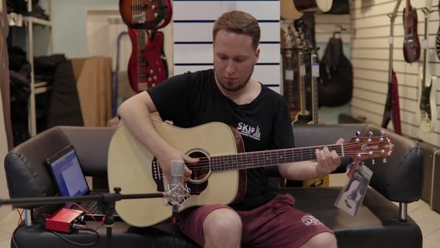 Обзор акустической гитары CRAFTER D-8N l SKIFMUSIC.RU смотреть онлайн