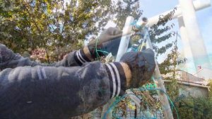 Шпалера из полипропиленовых труб СПУСТЯ СЕЗОН ??.