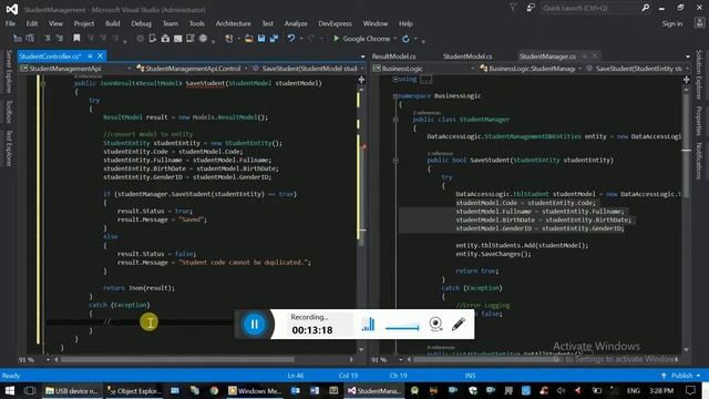 Web API Training - How to Create Model and Controller in WebAPI Project