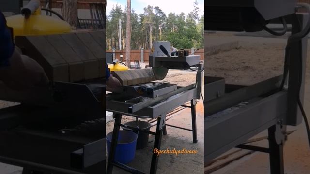 Всем здравия!?? Фрезеровка кирпичного свода арки мангала #барбекюкомплекс #мангалы #helmut #барбекю